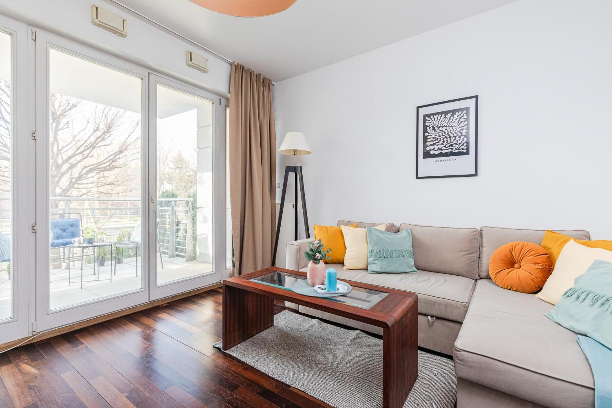 Superapart Wilanowska Apt 20 "Pet-Friendly 1Br Home With Patio 바르샤바 외부 사진